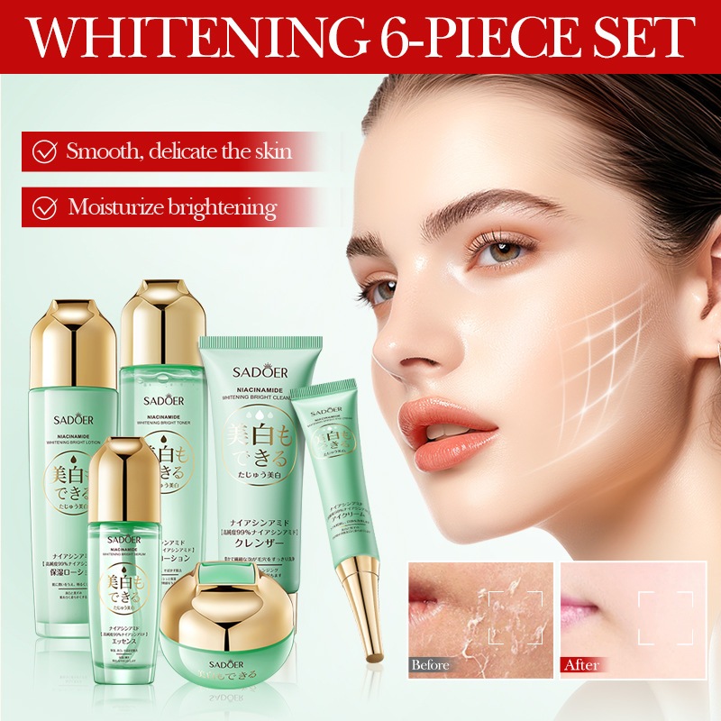 [SADER] 6-in-1 Niacinamide Whitening & Brightening Skincare Set ชุด ...