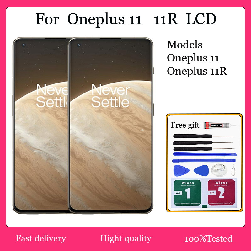 Original AMOLED TFT สําหรับ OnePlus 11 5G Oneplus 11R CPH2487 จอแสดงผล ...