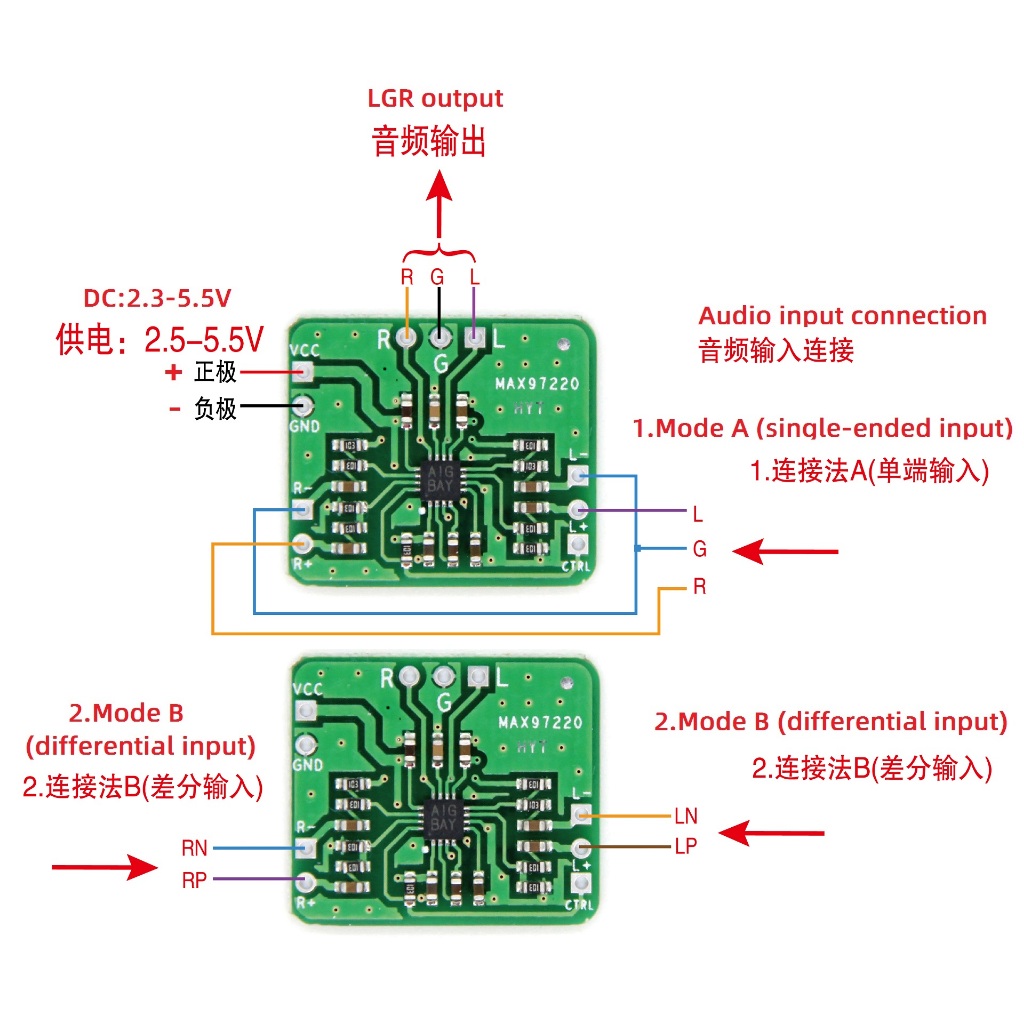 Differential to balance single-ended เครื่องขยายเสียงหูฟัง HIFI เครื่อง ...