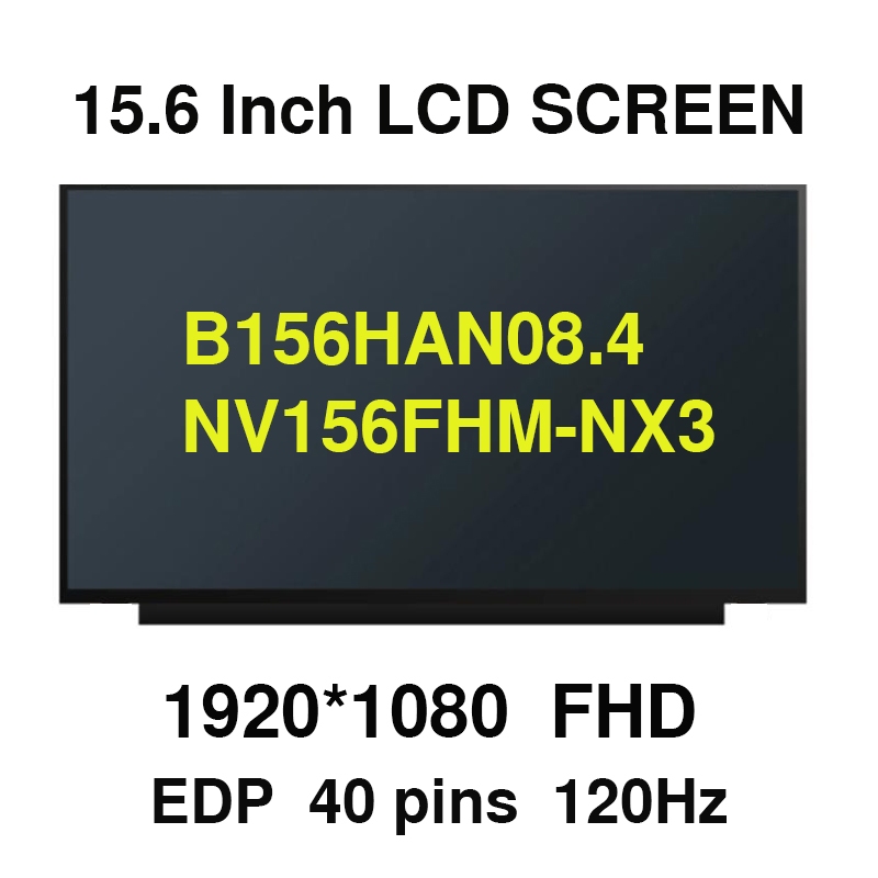 15.6" FHD Laptop Screen Replacement For Acer Nitro 5 AN515-53-55G9 – Matte Or Glossy Finish, LED Display