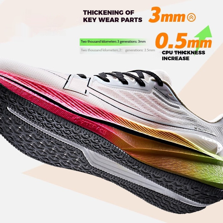 【xtep】2000KM 3.0 | ราชาแห่งการสึกหรอ รองเท้าวิ่ง Unisex รองเท้าวิ่งมาราธอน รองเท้าวิ่งจ็อกกิ้ง — รองเท้ากีฬา แบรนด์ Xtep ของแท้ 100% เช็คราคาจาก Shopee Lazada thumbnail 3