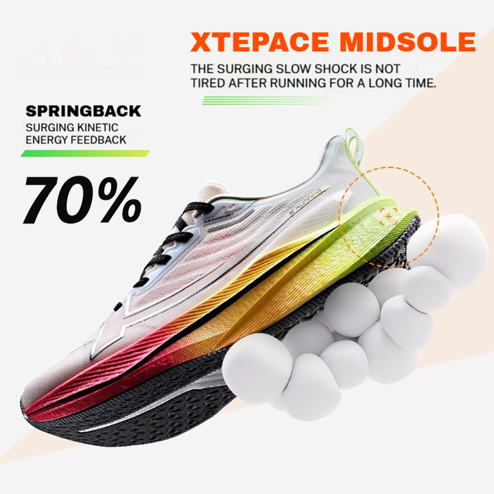 【xtep】2000KM 3.0 | ราชาแห่งการสึกหรอ รองเท้าวิ่ง Unisex รองเท้าวิ่งมาราธอน รองเท้าวิ่งจ็อกกิ้ง — รองเท้ากีฬา แบรนด์ Xtep ของแท้ 100% เช็คราคาจาก Shopee Lazada thumbnail 4