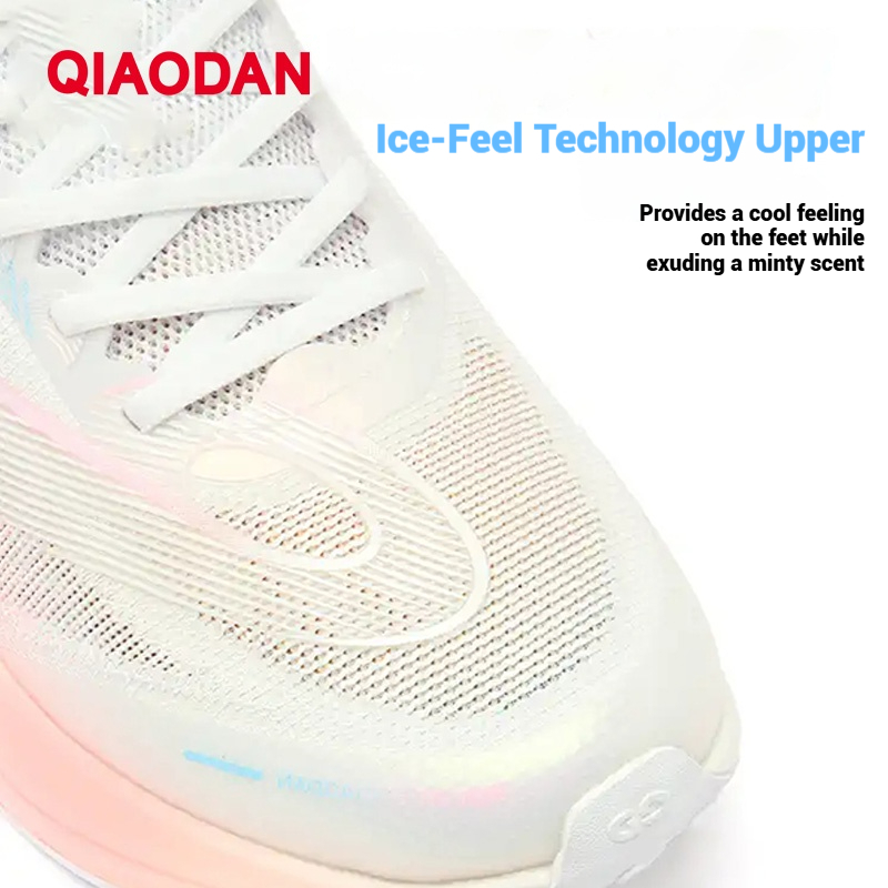 Qiaodan Feiying TEAM3.0 รองเท้าวิ่งผู้หญิงดูดซับแรงกระแทกระบายอากาศน้ําหนักเบา QXB022252226 — รองเท้ากีฬา แบรนด์ Qiaodan ของแท้ 100% เช็คราคาจาก Shopee Lazada thumbnail 6