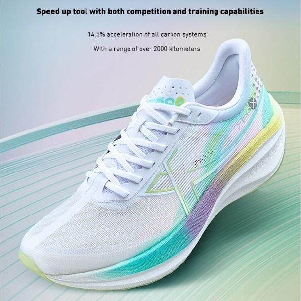 XTEP 260X รองเท้าวิ่ง Rebound over 85% Race Training แผ่นคาร์บอนรองเท้าวิ่งมาราธอนสําหรับผู้หญิง — รองเท้ากีฬา แบรนด์ Xtep ของแท้ 100% เช็คราคาจาก Shopee Lazada thumbnail 5