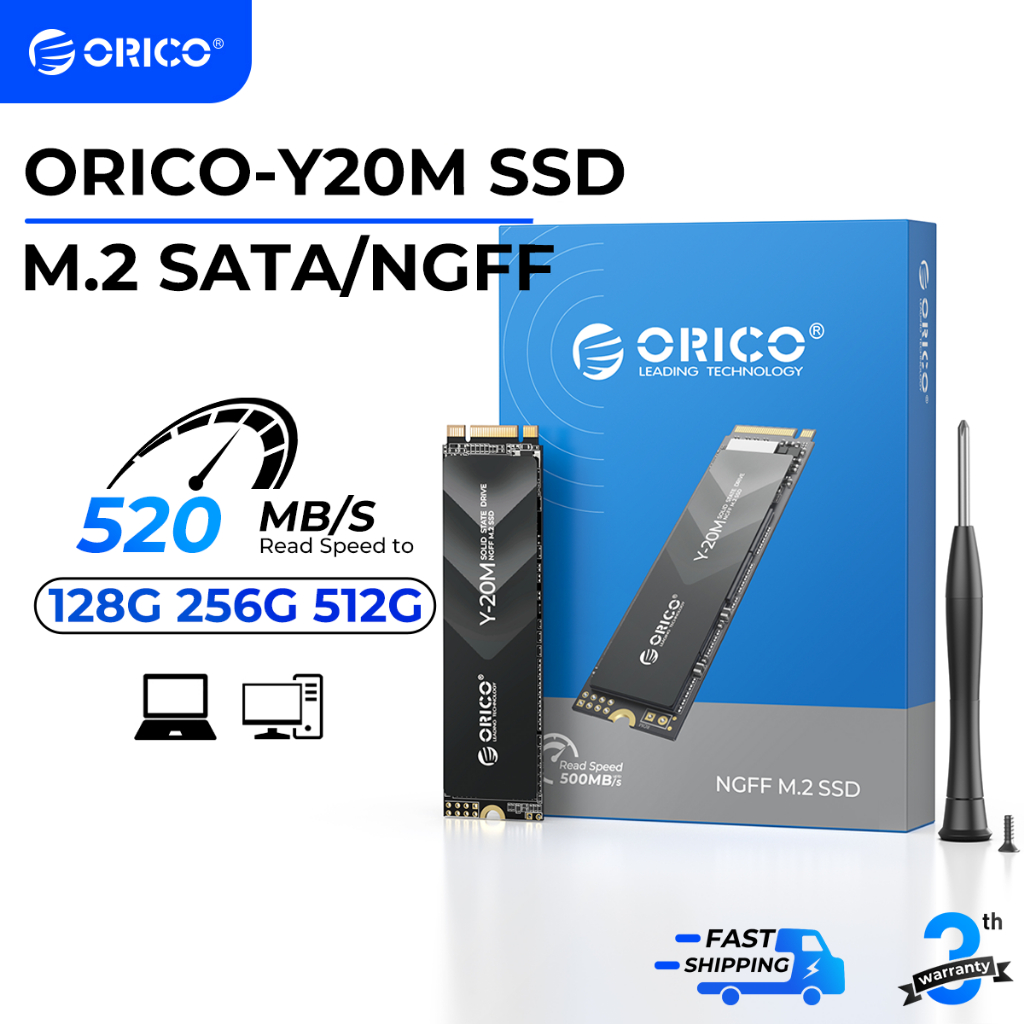 ORICO M.2 SATA SSD 128GB 256GB 512GB M.2 2280 SATA III 6Gbps SSD