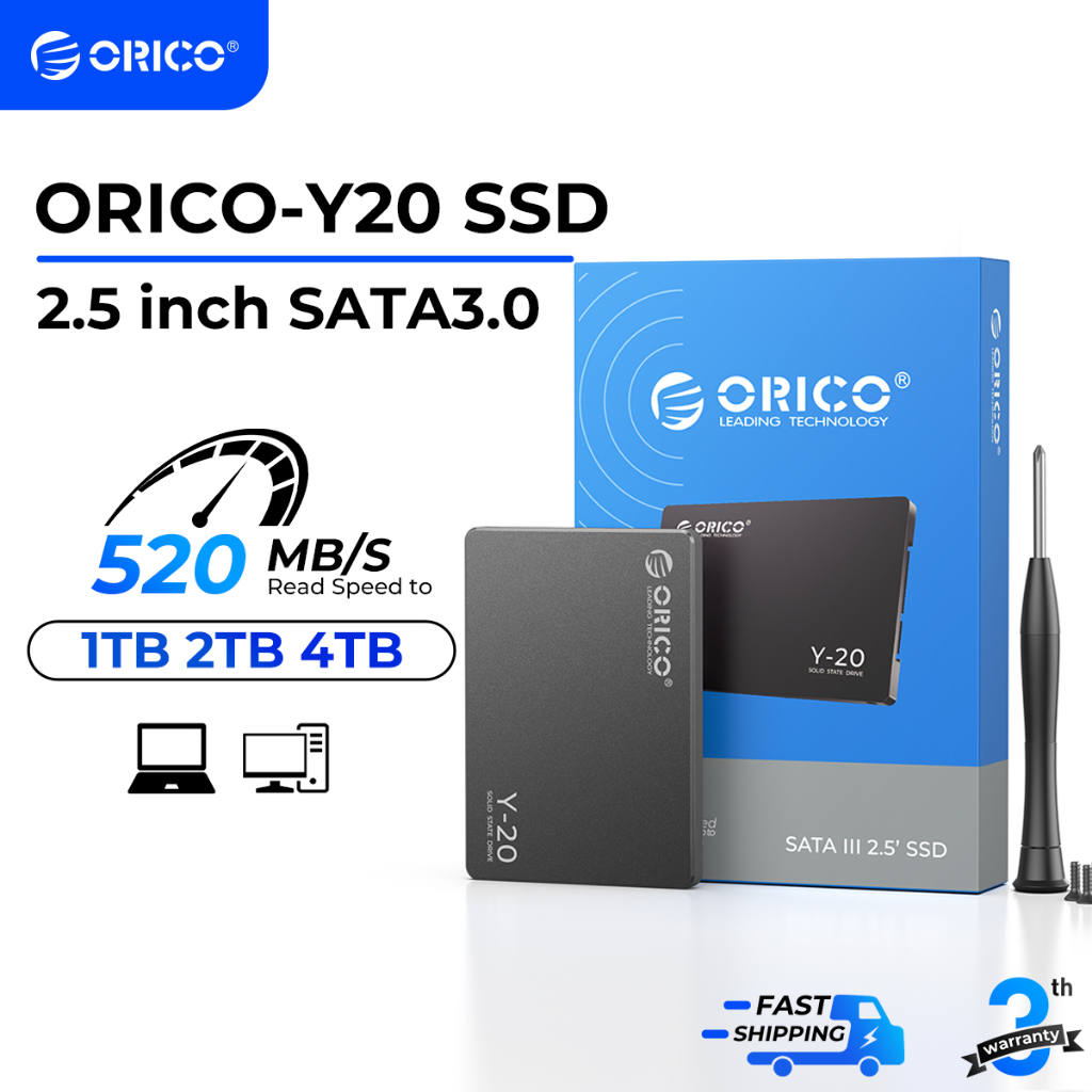 ORICO 2.5'' SATA SSD 1TB 2TB 4TB Solid State Hard Drive For Laptop