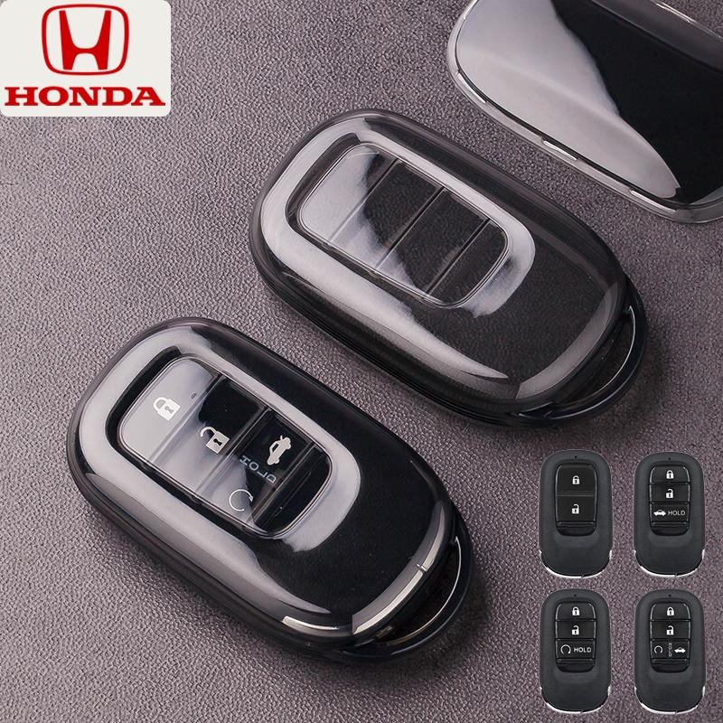 เคสกุญแจรถฮอนด้า Honda CRV ฝาครอบกุญแจสําหรับ Honda CRV/HRV/Civic/CITY ...