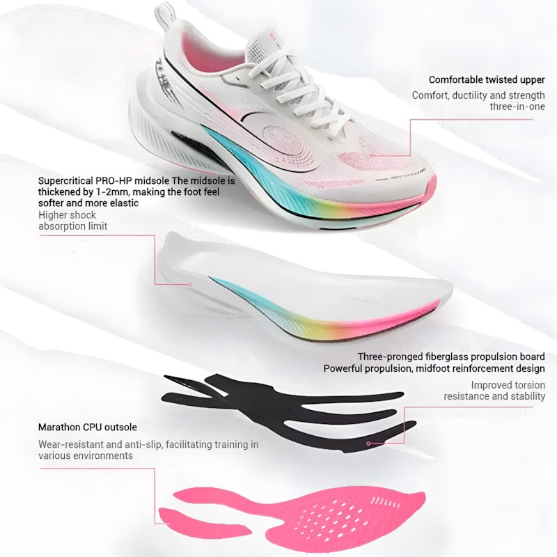 Qiaodan Speed 3.0 รองเท้าวิ่งผู้ชาย Professional Cushioning Shock Absorption สบาย QXB023251225 — รองเท้ากีฬา แบรนด์ Qiaodan ของแท้ 100% เช็คราคาจาก Shopee Lazada thumbnail 2