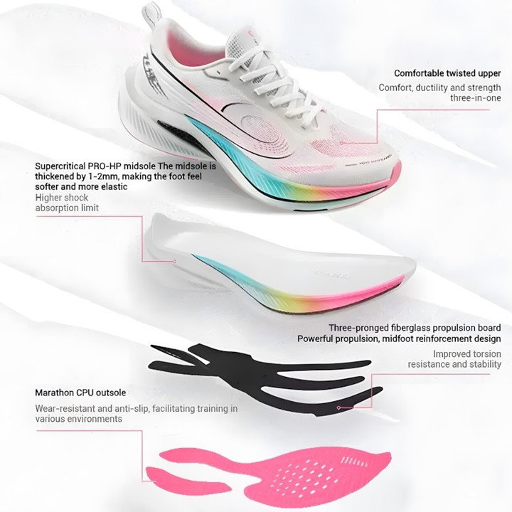 Qiaodan Speed 3.0 รองเท้าวิ่งผู้ชาย Professional Cushioning Shock Absorption สบาย QXB023251225 — รองเท้ากีฬา แบรนด์ Qiaodan ของแท้ 100% เช็คราคาจาก Shopee Lazada thumbnail 2