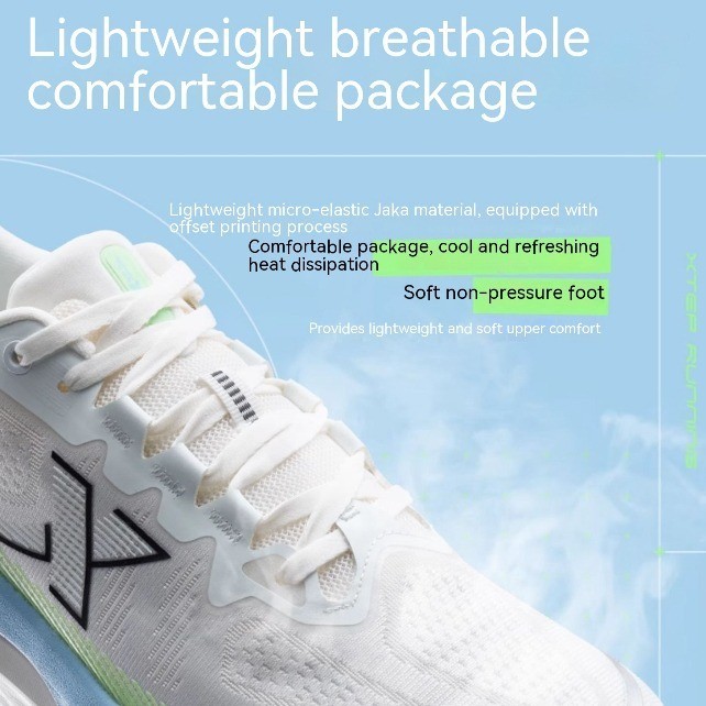 XTEP Cloud DC รองเท้าวิ่งผู้หญิง พื้นผิวตาข่าย — รองเท้ากีฬา แบรนด์ Xtep ของแท้ 100% เช็คราคาจาก Shopee Lazada - รูปที่ 1
