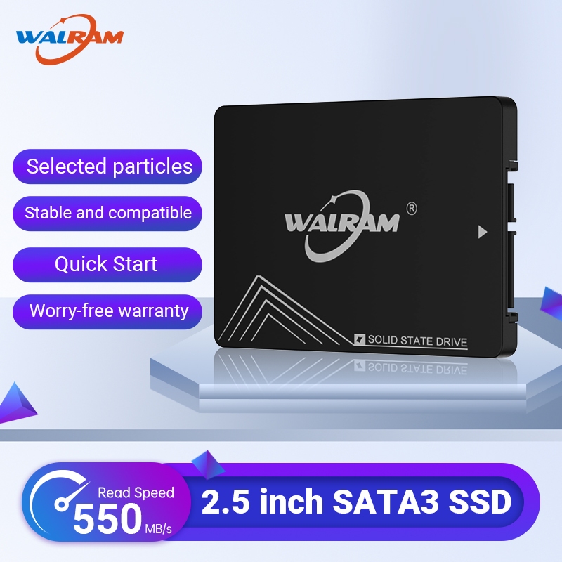 Walram SSD 2.5 นิ้ว SATA3 ความเร็วสูง ขนาด 120GB/128GB/256GB/512GB ...