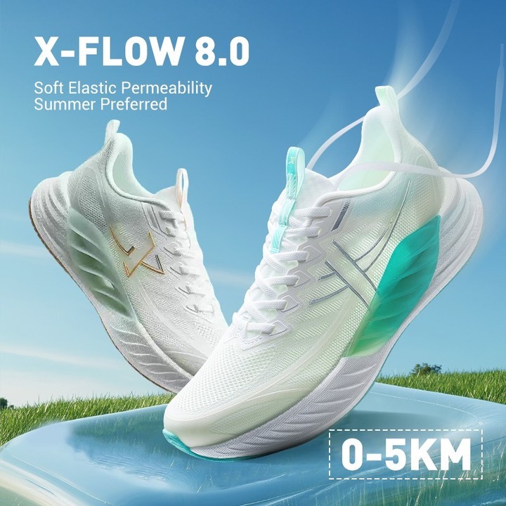 XTEP X-Flow 8.0 รองเท้าวิ่งผู้ชาย Professional Training Support รองเท้าผ้าใบดูดซับแรงกระแทกทนต่อการสึกหรอน้ําหนักเบา — รองเท้ากีฬา แบรนด์ Xtep ของแท้ 100% เช็คราคาจาก Shopee Lazada thumbnail 7