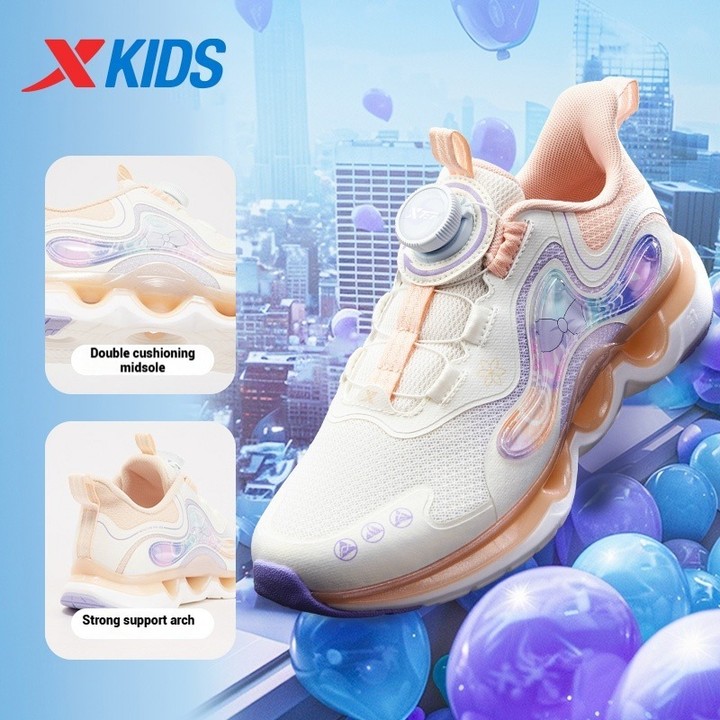 XTEP Kids รองเท้าวิ่งสำหรับเด็กหญิง เทคโนโลยีซัพพอร์ตและเบาะรองส้นเท้าทนทาน เหมาะสำหรับการวิ่งและการเล่น — รองเท้ากีฬา แบรนด์ Xtep ของแท้ 100% เช็คราคาจาก Shopee Lazada thumbnail 5