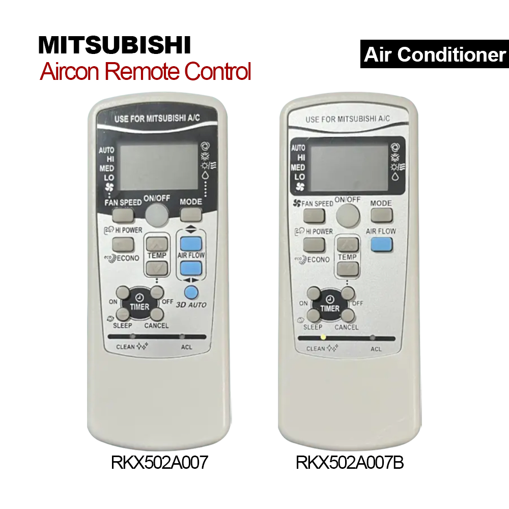 Remote รีโมทแอร์ Mitsubishi เปลี่ยนรีโมทแอร์ (เหมาะกับแอร์แบบแยกส่วน ...