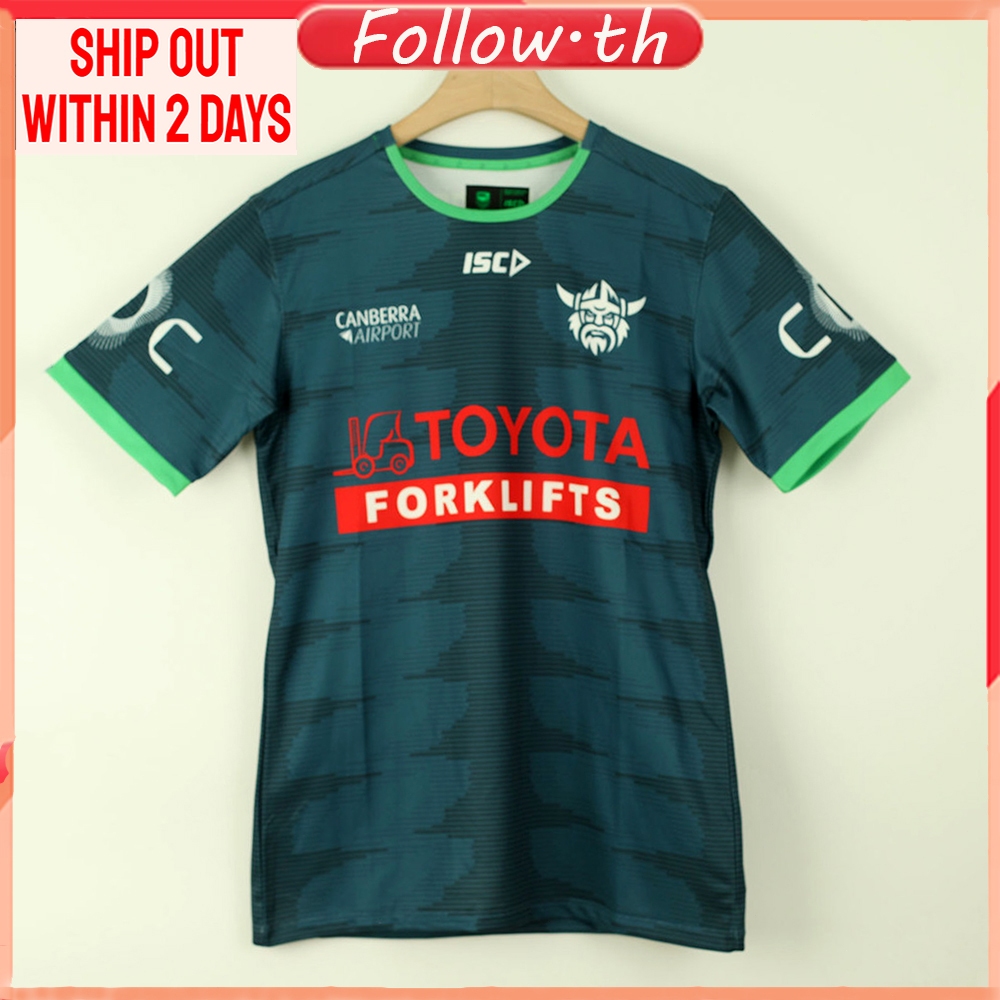 2025 Jersey Canberra Raiders Training Rugby Jersey Green Shirt | Shopee ...