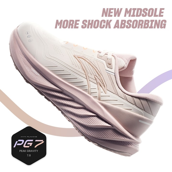 [3-10KM+] ANTA Women Tour PG 7 รองเท้าวิ่ง Rebound Jogging Walking รองเท้ากีฬากลางแจ้ง 1224D5504A — รองเท้ากีฬา แบรนด์ Anta ของแท้ 100% เช็คราคาจาก Shopee Lazada thumbnail 2