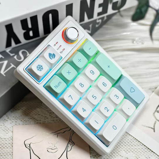 Keycool K19 แป้นตัวเลข 19 คีย์ แป้นพิมพ์ตัวเลขแบบกลไก สาย USB การเชื่อม ...