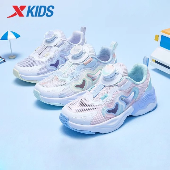 【xtep】KIDS Series | Little Kid เด็กฤดูร้อนใหม่ระบายอากาศกีฬาวิ่งกรอบรองเท้า — รองเท้ากีฬา แบรนด์ Xtep ของแท้ 100% เช็คราคาจาก Shopee Lazada - รูปที่ 1