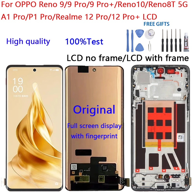 สําหรับoppo Reno 9/9 Pro/9 Pro + 10 8T 5G A1 P1 Pro Realme 12 Pro/12 ...
