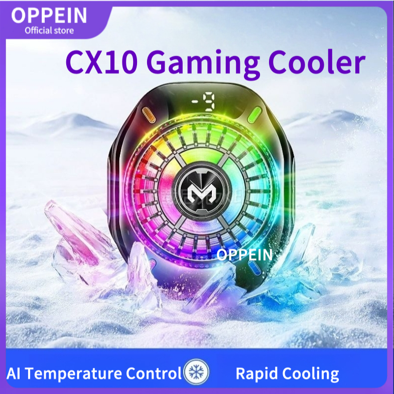 CX10 พัดลมโทรศัพท์ พัดลมมือถือ พัดลมระบายความร้อนมือถือ แม่เหล็กระบาย ...