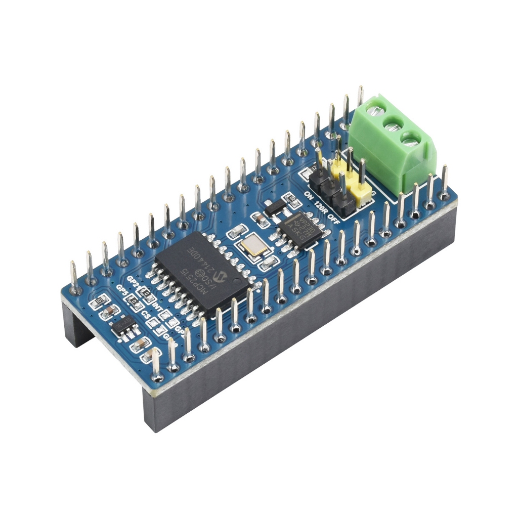 Spi CAN BUS ขยายหมวกสําหรับ RasPi RPI Raspberry Pi PICO 2 W 2W PICO2 ...