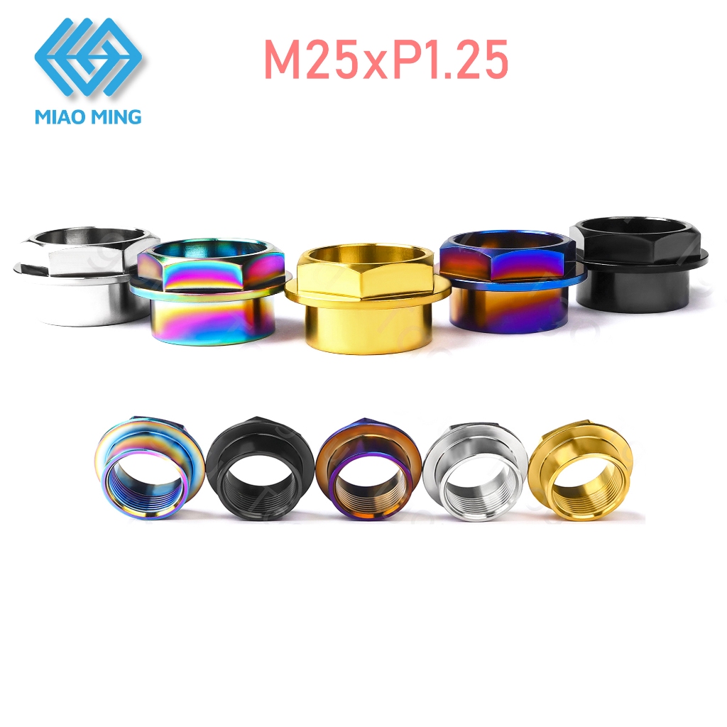 thumbnail image 2 of Wheel Axle Nut. M25 Rear Wheel Axle Nut 61010086000 Replacement For FC/FX/TC /TX 125‑450(Orange 2 of 13