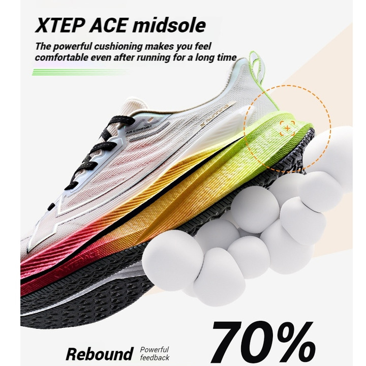XTEP 2000KM 3.0 รองเท้าวิ่งสีใหม่ Rebound Support Professional Cushioning Shock Absorption 39-47 — รองเท้ากีฬา แบรนด์ Xtep ของแท้ 100% เช็คราคาจาก Shopee Lazada thumbnail 5