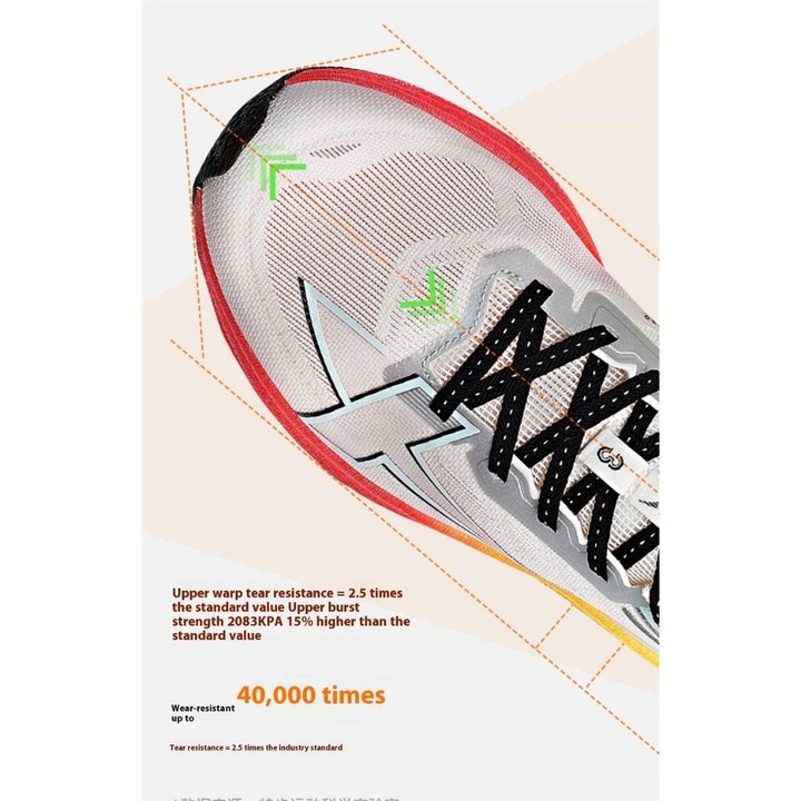 XTEP 2000KM 3.0 สีใหม่ผู้ชายรองเท้าวิ่ง Rebound สนับสนุน Professional Cushioning Shock Absorption รองเท้าผ้าใบ — รองเท้ากีฬา แบรนด์ Xtep ของแท้ 100% เช็คราคาจาก Shopee Lazada thumbnail 7
