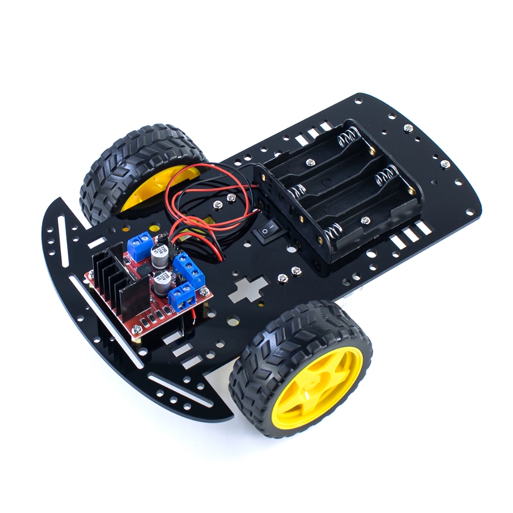 Lafvin 2WD Robot Car Chassis Kit พร้อม L298N สําหรับ Arduino DIY ...
