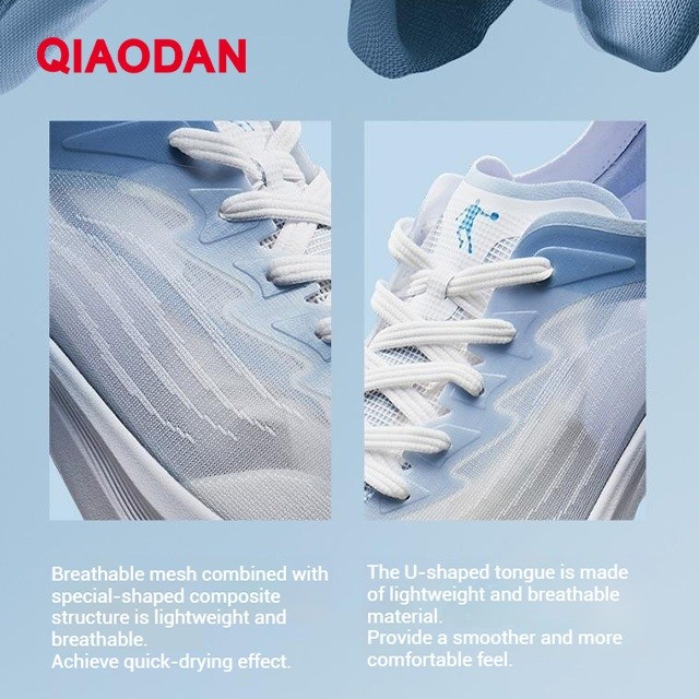 Qiaodan Light 2.0 รองเท้าวิ่งผู้หญิงตาข่ายน้ําหนักเบา Breathable Shock-absorbing XM26220209เอฟ — รองเท้ากีฬา แบรนด์ Qiaodan ของแท้ 100% เช็คราคาจาก Shopee Lazada thumbnail 2