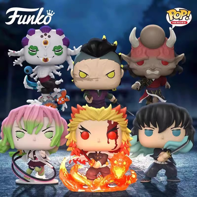 Funko Pop Demon Slayer Tanjiro Kasumi Pillar Jade Pot Hantengu Nine ...