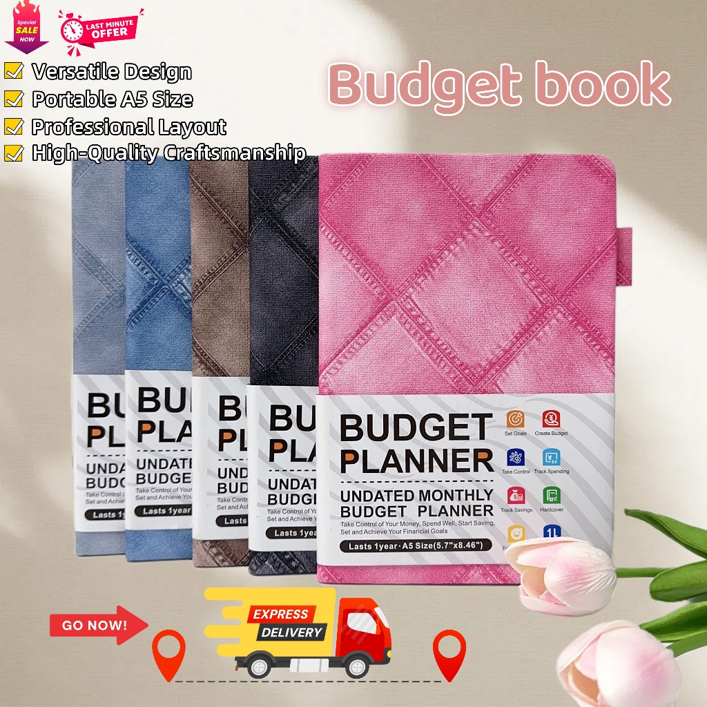 Budget Notebook A5, สมุดบันทึกการวางแผนและการวางแผนการเงิน BUDGET, สมุด ...