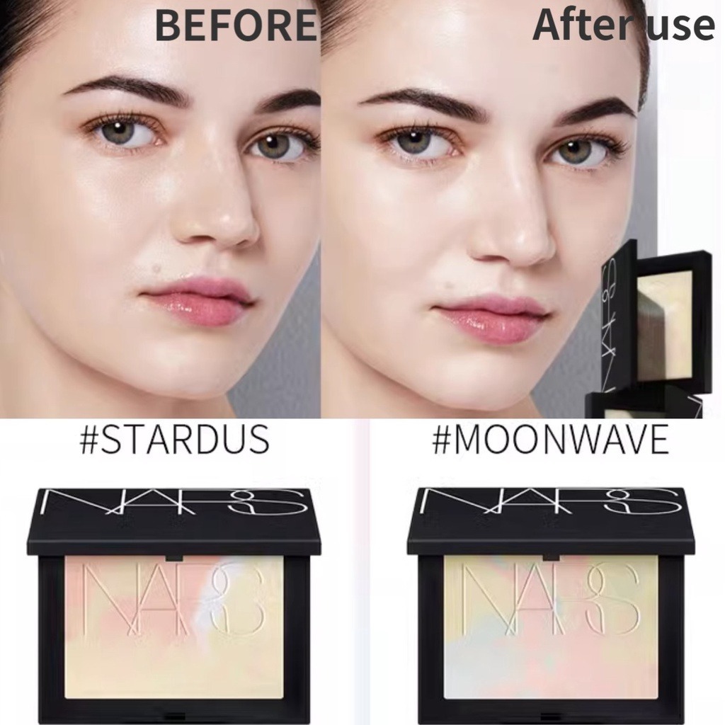 แป้งอัดแข็ง 10g Starlight Moonlight Blue Limited Big White Cake Oil ...