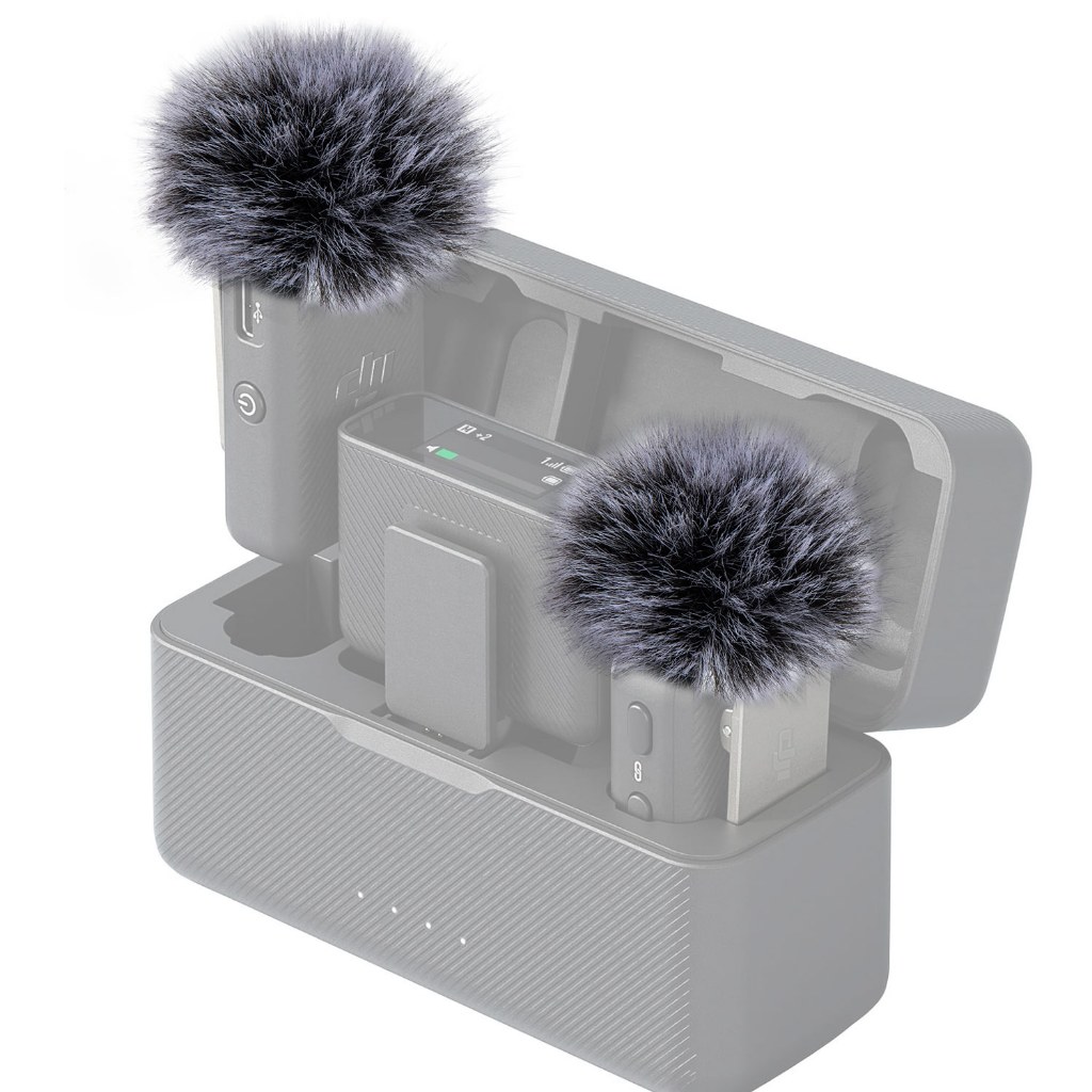 DJI Mic Windscreen Furry Foam DJI Wireless Mic Outdoor Microphone 
