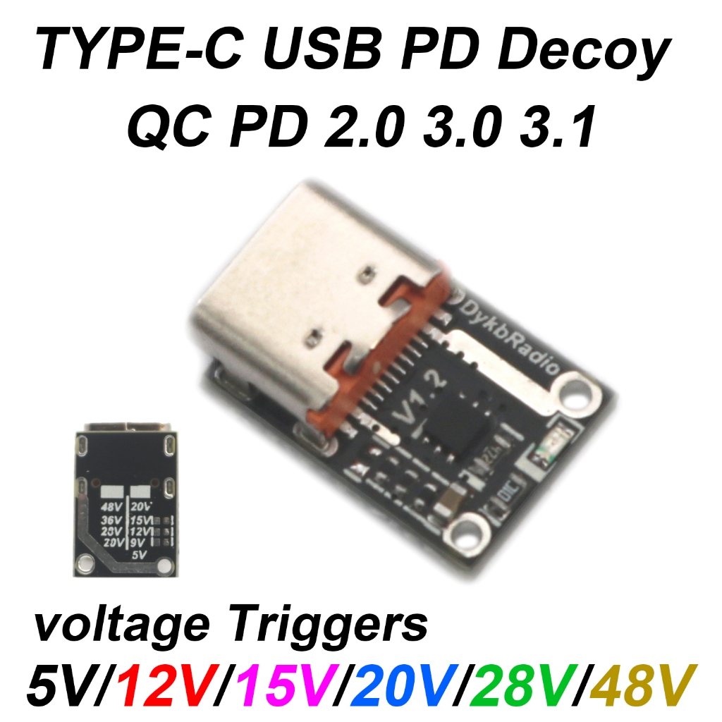 140W 5A USB TYPE-C PD Decoy QC PD3.1 แรงดันไฟฟ้าทริกเกอร์อะแดปเตอร์ 5V ...