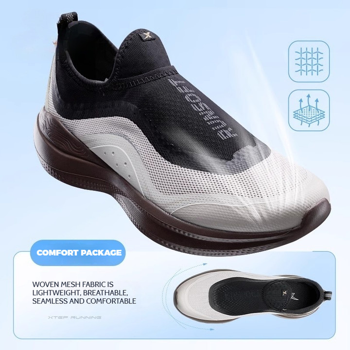 【xtep】 RUNSOFT 丨รองเท้าผ้าใบแบบไม่มีเชือกผูก — รองเท้ากีฬา แบรนด์ Xtep ของแท้ 100% เช็คราคาจาก Shopee Lazada thumbnail 2