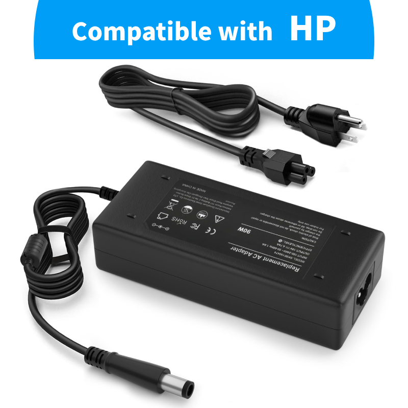 90W 19V 4.74A AC Adapter Charger Power Supply 7.4*5.0 สําหรับ HP ...