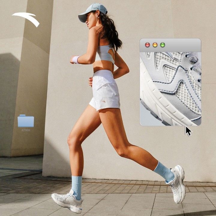 Anta ผู้หญิง Retro Running แฟชั่นอินเทรนด์รองเท้าวิ่งลําลอง 922525597 — รองเท้ากีฬา แบรนด์ Anta ของแท้ 100% เช็คราคาจาก Shopee Lazada thumbnail 3