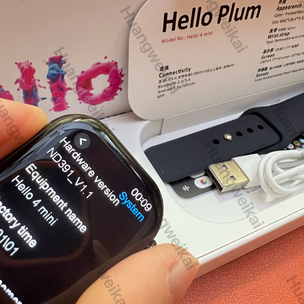 2025 mini สมาร์ทวอท์ช 42 มม.hello 4 mini 1GB Watch10 S10 เพลงท้องถิ่น ...