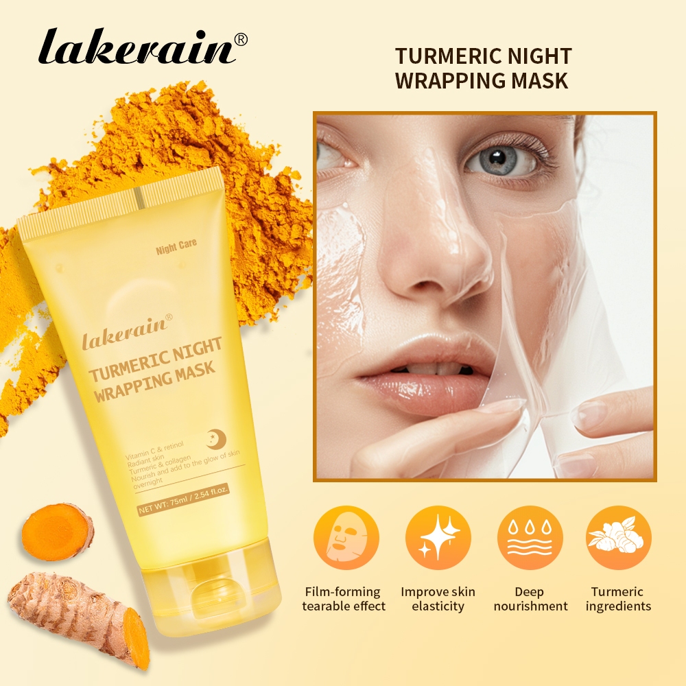 Kojic Acid Turmeric Overnight Wrapping Peel Off Mask,Film-Forming Firms ...