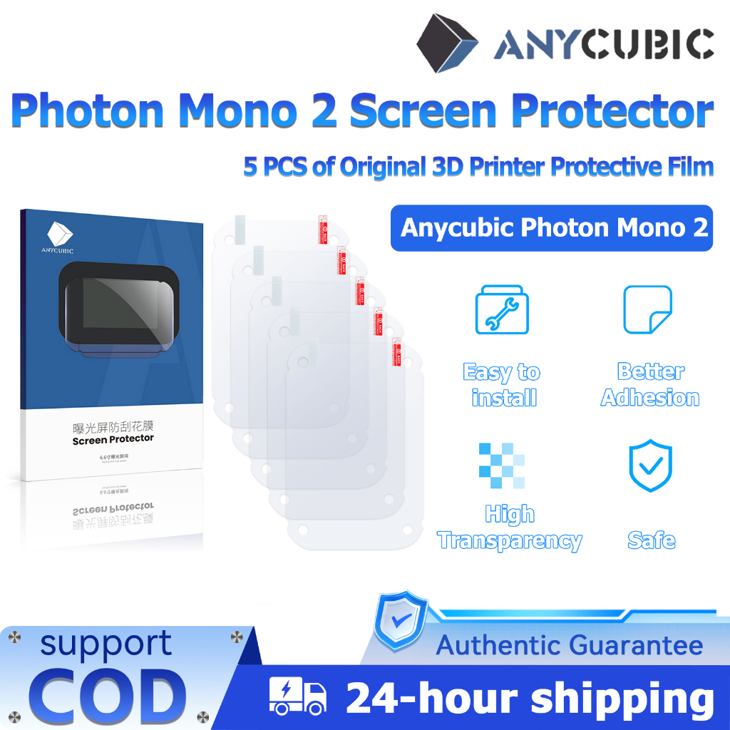 HIKUDIY 5er-Set 7″ LCD-Schutzfolie Für Anycubic Photon Mono 4/Mono 4 Ultra – Kratzfest, 95% Lichtdurchlässigkeit, Ultradünn & Harzresistent