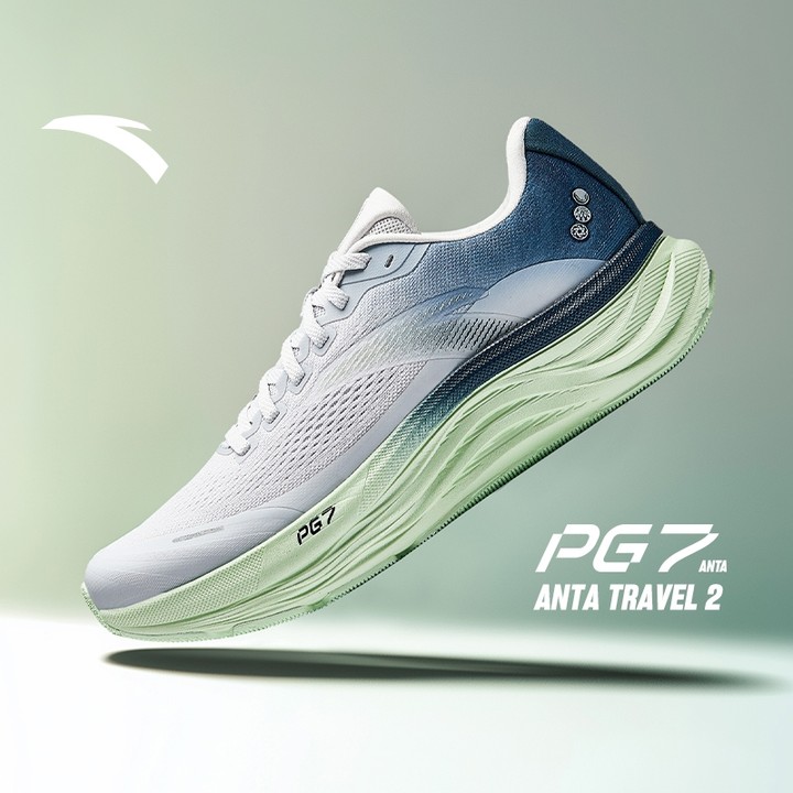 ANTA Travel 2 PG 7 2E Widefoot รองเท้าวิ่งผู้ชาย พร้อมระบบดีดตัว นุ่ม เหมาะสำหรับจ๊อกกิ้ง 1125B5546 — รองเท้ากีฬา แบรนด์ Anta ของแท้ 100% เช็คราคาจาก Shopee Lazada thumbnail 3