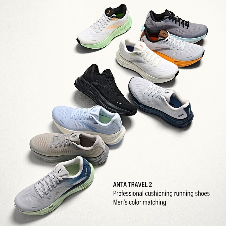 ANTA Travel 2 PG 7 2E Widefoot รองเท้าวิ่งผู้ชาย พร้อมระบบดีดตัว นุ่ม เหมาะสำหรับจ๊อกกิ้ง 1125B5546 — รองเท้ากีฬา แบรนด์ Anta ของแท้ 100% เช็คราคาจาก Shopee Lazada thumbnail 7