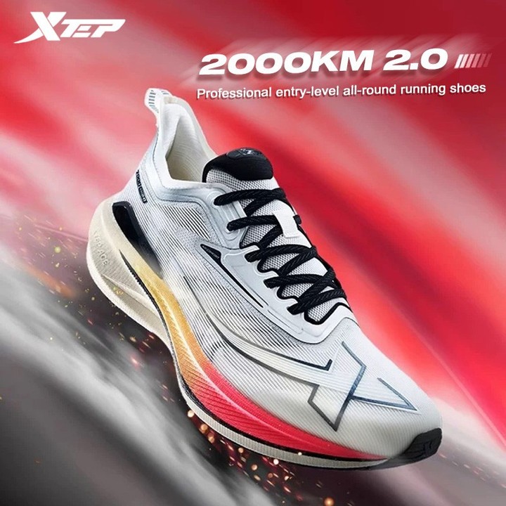 【xtep】2000KM 2.0 | รองเท้าวิ่งผู้ชาย Rebound Support Professional Cushioning Shock Absorption suggest ครึ่งขนาดลง — รองเท้ากีฬา แบรนด์ Xtep ของแท้ 100% เช็คราคาจาก Shopee Lazada thumbnail 8