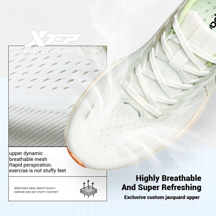 XTEP Ultra Fast 6.0 รองเท้าวิ่งผู้หญิง 2025 ฤดูร้อนสไตล์ใหม่ตาข่ายระบายอากาศนุ่ม Rebound — รองเท้ากีฬา แบรนด์ Xtep ของแท้ 100% เช็คราคาจาก Shopee Lazada thumbnail 4