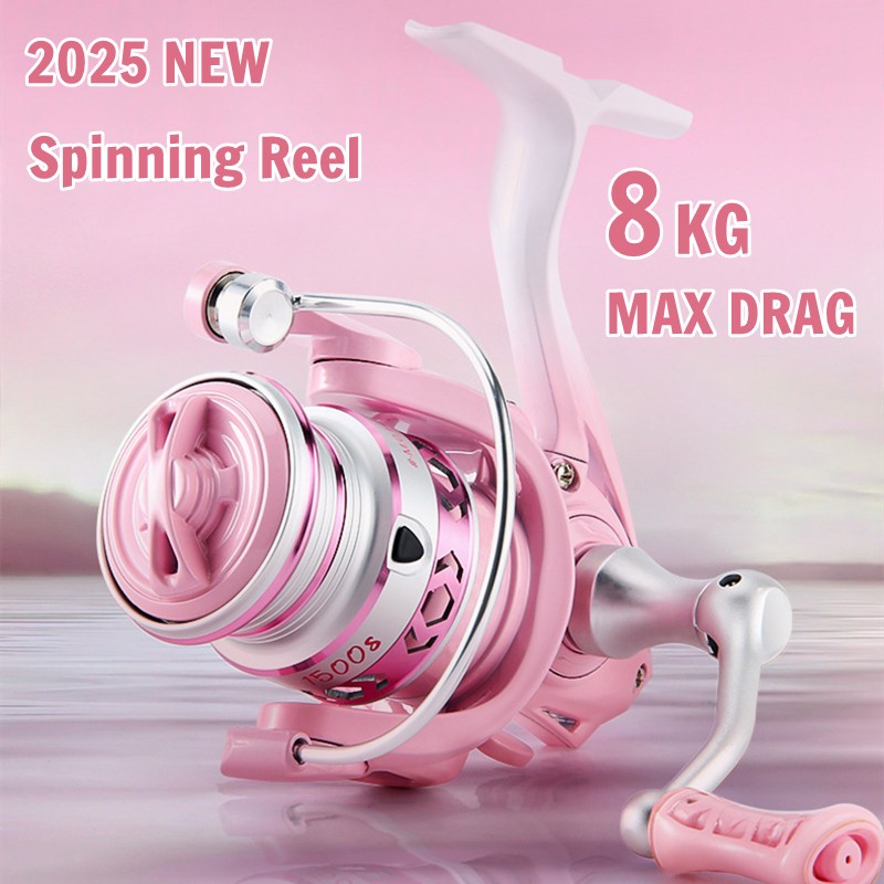 2025 ใหม่ Spinning Reel 8KG ลากสูงสุด Casting Reels Micro-gap Lure Reel ...