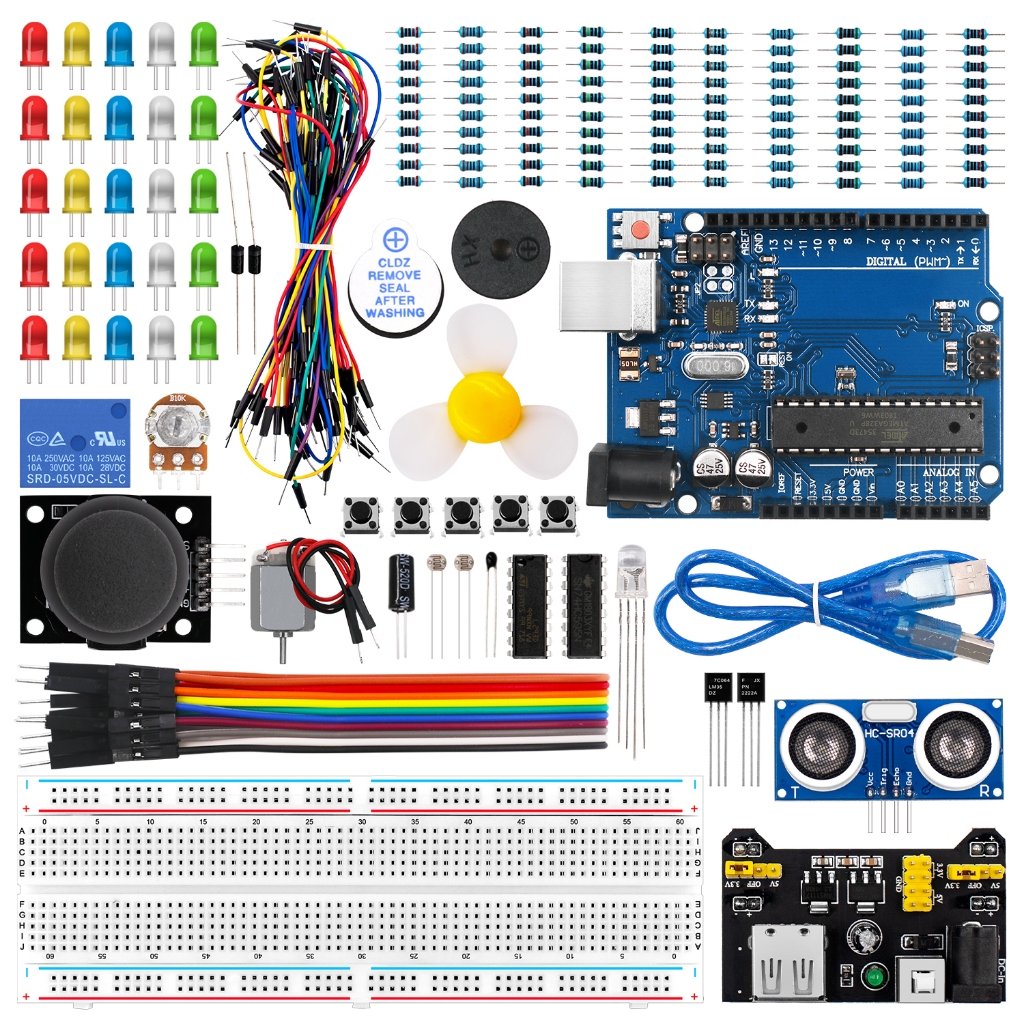 [COD] Lafvin Arduino R3 Basic Starter Kit พร้อมบอร์ด R3, LED, ตัว ...