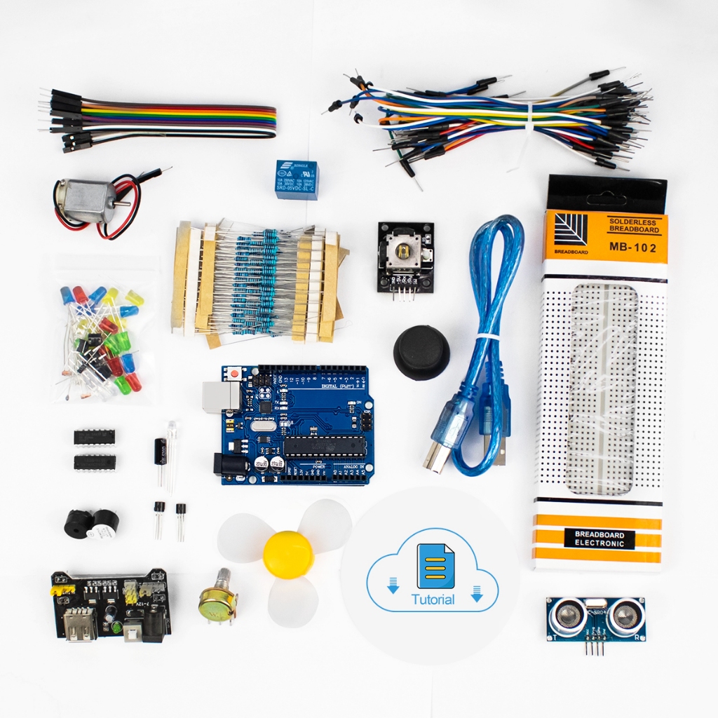 [COD] Lafvin Arduino R3 Basic Starter Kit พร้อมบอร์ด R3, LED, ตัว ...
