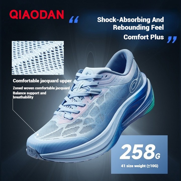 Qiaodan WIDE รองเท้าวิ่งผู้ชายกว้าง Fit Shock Absorption Soft Breathable Arch Support QDB023252292 — รองเท้ากีฬา แบรนด์ Qiaodan ของแท้ 100% เช็คราคาจาก Shopee Lazada thumbnail 5