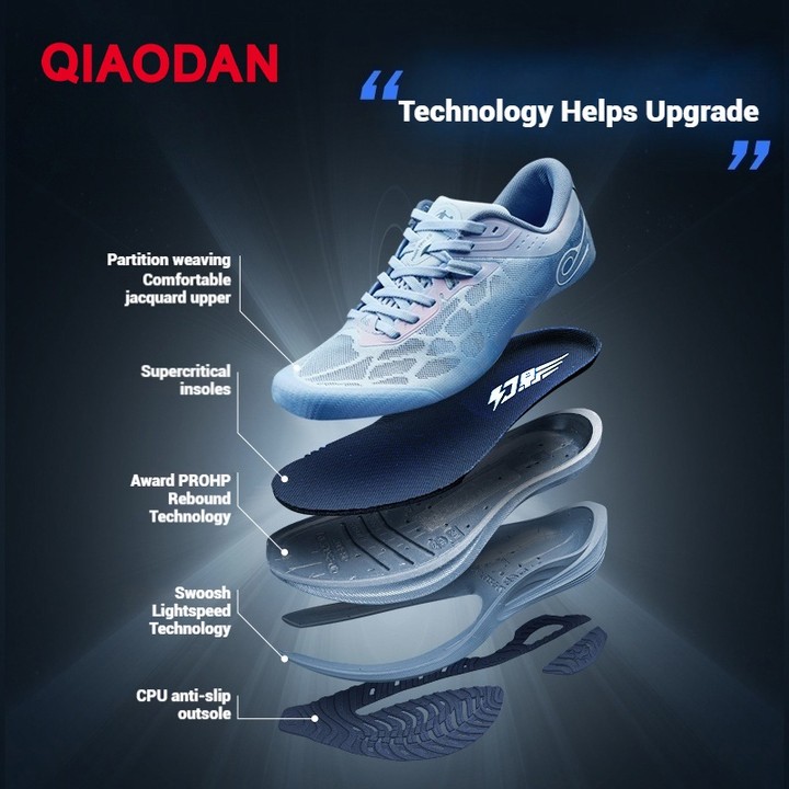 Qiaodan WIDE รองเท้าวิ่งผู้ชายกว้าง Fit Shock Absorption Soft Breathable Arch Support QDB023252292 — รองเท้ากีฬา แบรนด์ Qiaodan ของแท้ 100% เช็คราคาจาก Shopee Lazada thumbnail 2